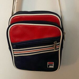 Fila Men's Red and Navy Messenger Bag